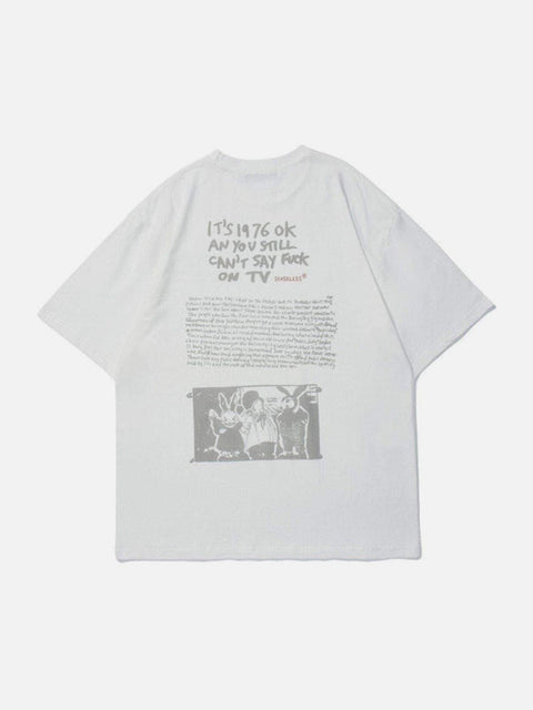 Fun Animal Print Cotton Tee - Anagoc