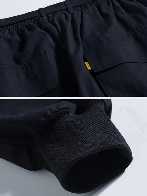 "Streamer Buckle" Cargo Pants - Anagoc