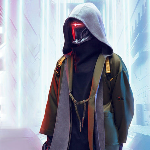 Cyberpunk Ninja Functional Cardigan Hoodies - Anagoc