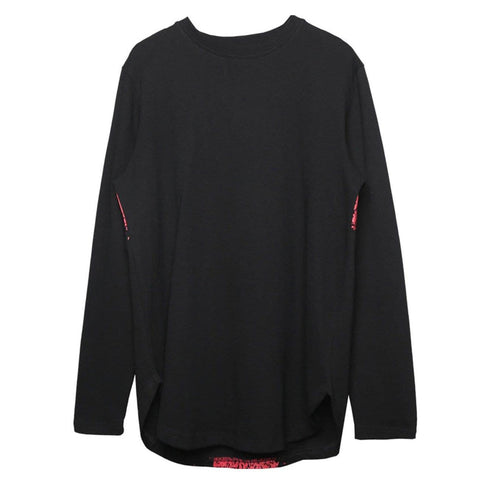 Dark Cross Print Sweatshirt - Anagoc