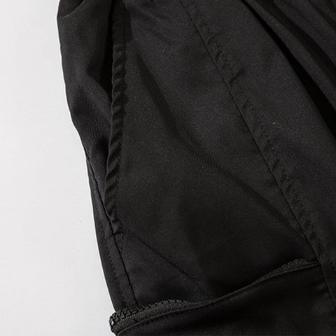 Techwear Oblique Zipper Pockets Cargo Pants - Anagoc