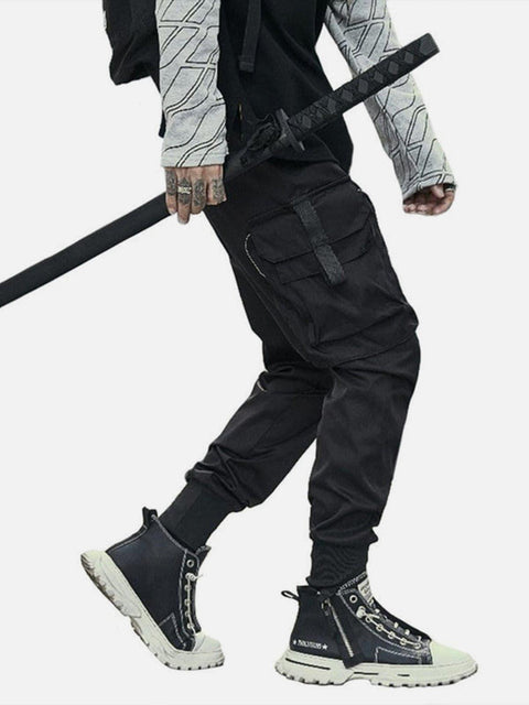 Function Zipper Pockets Cargo Pants - Anagoc