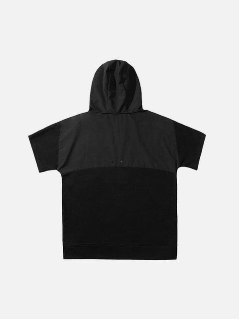 Function Hooded Drawstring Tee - Anagoc