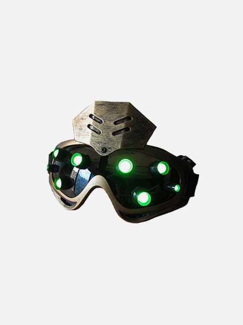 Cyberpunk Mechanical Sci-fi Steam Glow Mask - Anagoc