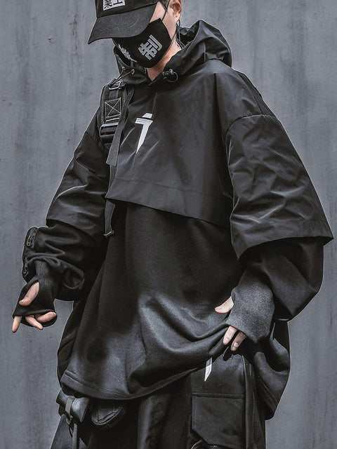 Cyberpunk Combat Functional Hoodies - Anagoc