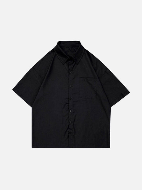 Dark Solid Color Shirt - Anagoc