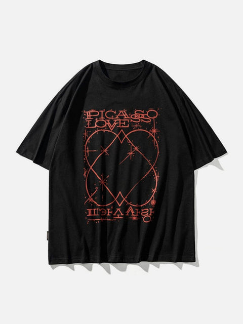 Cross Love Graphic Tee - Anagoc