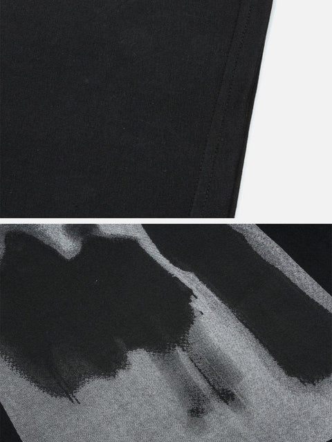 Dark Character Cotton Graphic Tee - Anagoc