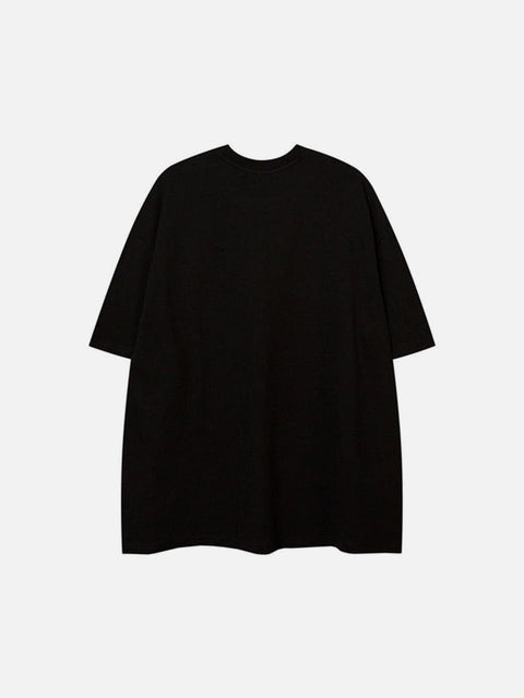 Arched Letters Graphic Tee - Anagoc