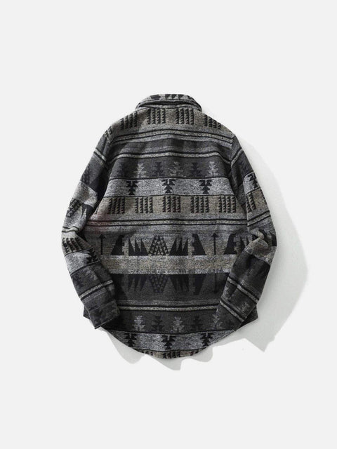 "Tree Shadow" Long Sleeve Shirt - Anagoc