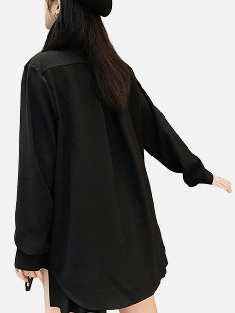 Techwear Dark Tie Shirt - Anagoc