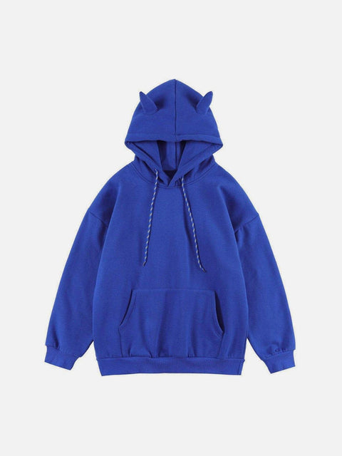 Devil Wings Decoration Hoodie - Anagoc