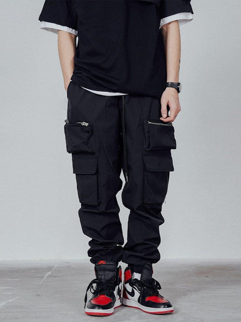 Techwear Multi Pockets Cargo Pants - Anagoc