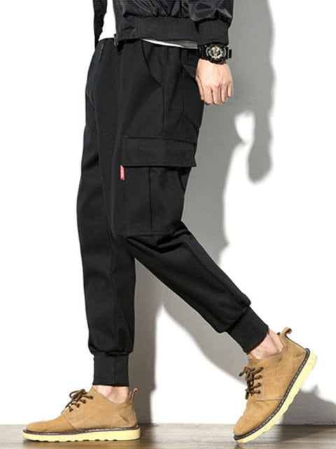 "Multi-pocket Beam Foot" Cargo Pants - Anagoc