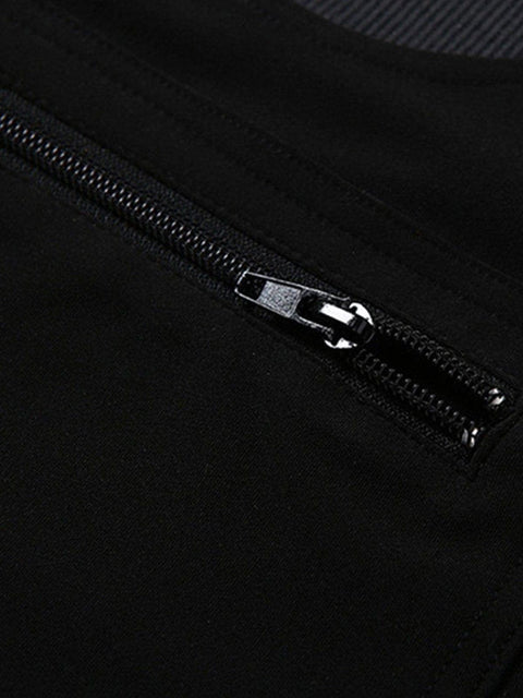 Techwear Patchwork Chain Vest - Anagoc