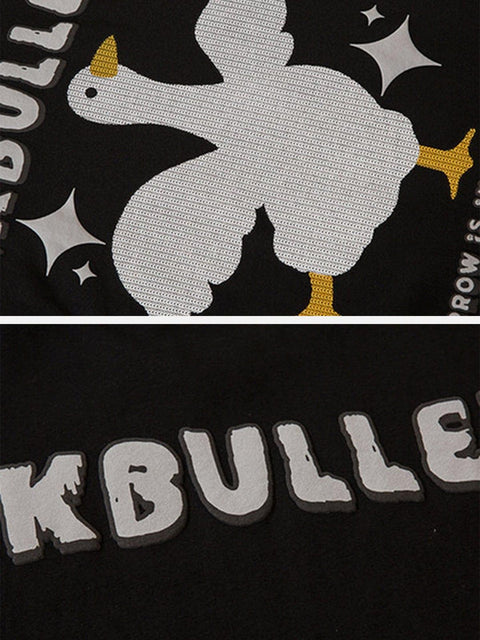 Shining Goose Graphic Tee - Anagoc
