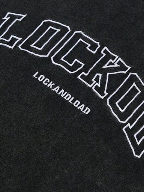 Washed Letters Tee - Anagoc