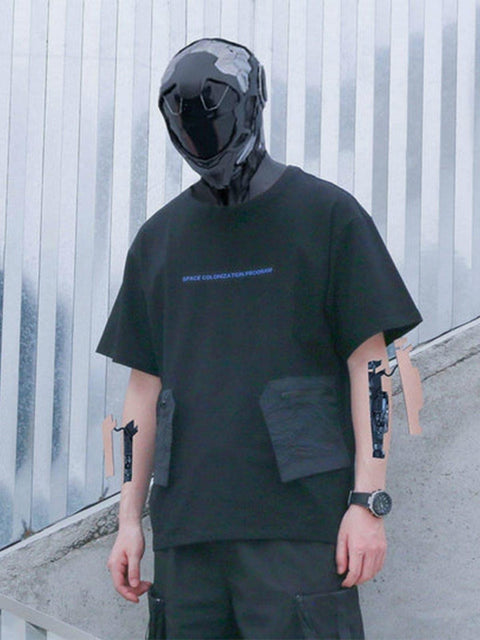 Functional Multi-pocket Cotton Tee - Anagoc