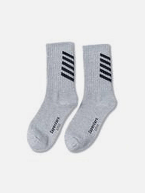 Striped Skateboard Socks 1PC - Anagoc