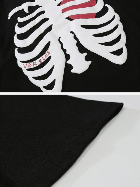 "My Beating Heart" Cotton Tee - Anagoc