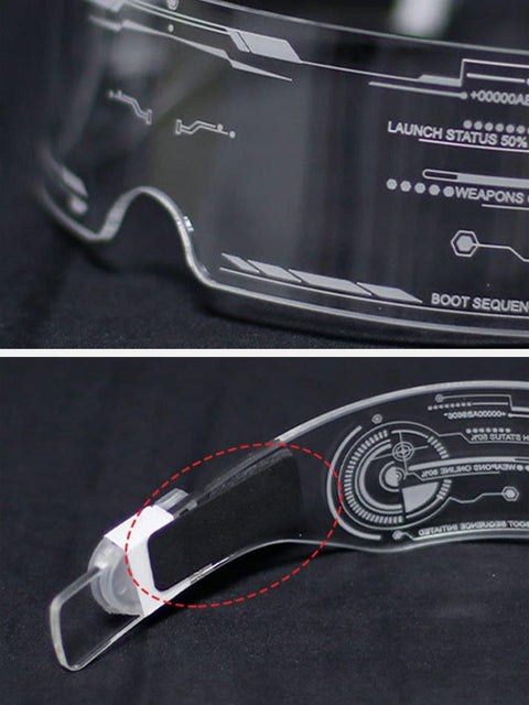 Cyberpunk Cool Wireless LED Glasses - Anagoc