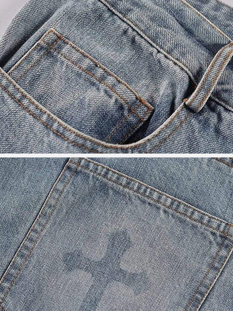 Nev Flame & Cross Vibe Jeans - Anagoc