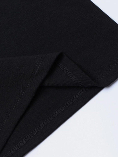 Irregular Patchwork Sleeve T Shirt - Anagoc