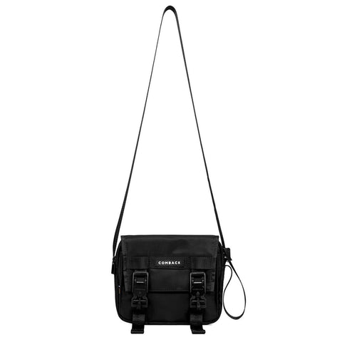 Combat Magnetic Reversible Buckle Messenger Bag - Anagoc