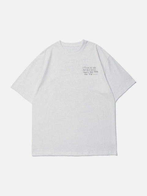 Fun Animal Print Cotton Tee - Anagoc