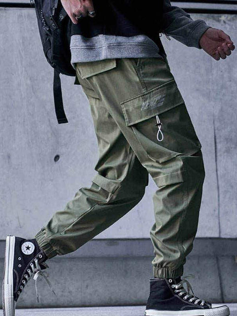 Function Elastic Pockets Cargo Pants - Anagoc