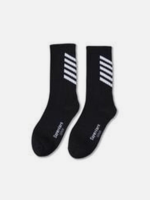 Striped Skateboard Socks 1PC - Anagoc
