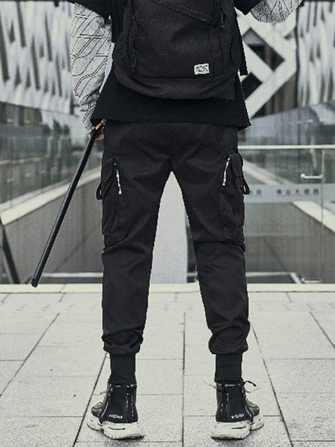 Function Zipper Pockets Cargo Pants - Anagoc
