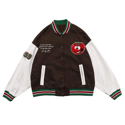 "Tomato" Varsity Jacket - Anagoc