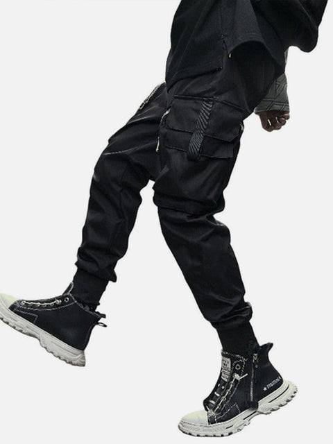 Function Zipper Pockets Cargo Pants - Anagoc
