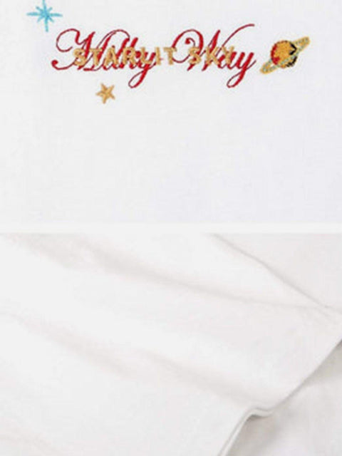 "Starry Embroidery" Tee - Anagoc