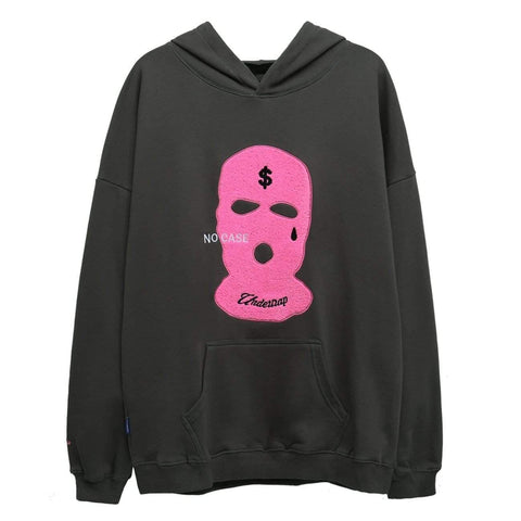 Masked Embroidery Hoodies - Anagoc