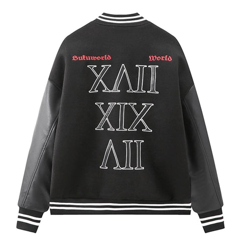 "Digital Print" Varsity Jacket - Anagoc