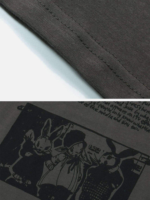 Fun Animal Print Cotton Tee - Anagoc