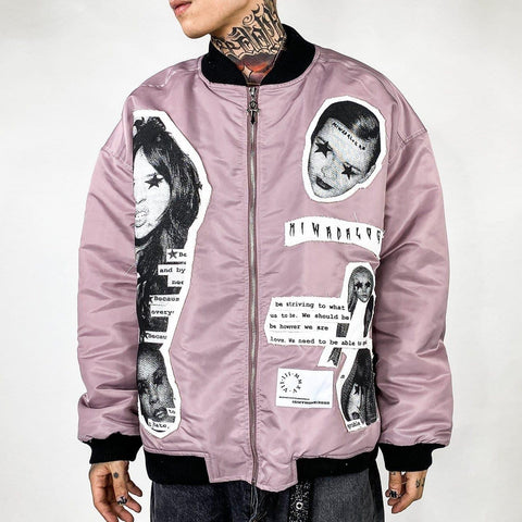 "Character Patch" Varsity Jacket - Anagoc