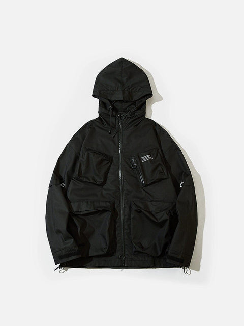Large Back Pocket Cargo Jacket - Anagoc