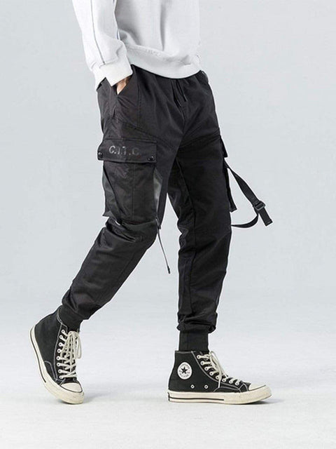 "Tie Cloth" Beam Feet Pants - Anagoc