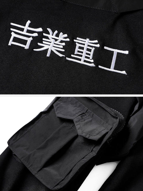 Cyberpunk Combat Functional Hoodies - Anagoc
