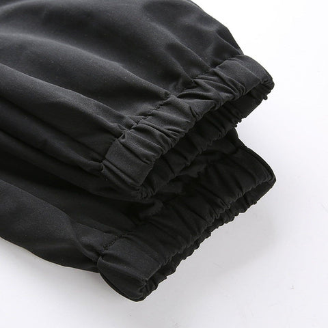 Combat Removable Buckle Hollow Out Pants - Anagoc