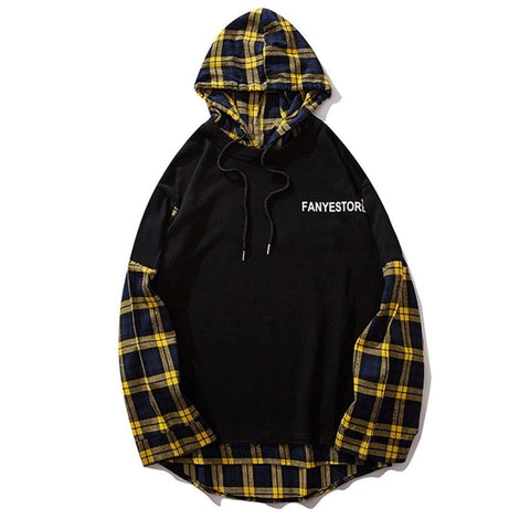 “Oversize Patchwork” Hoodie - Anagoc