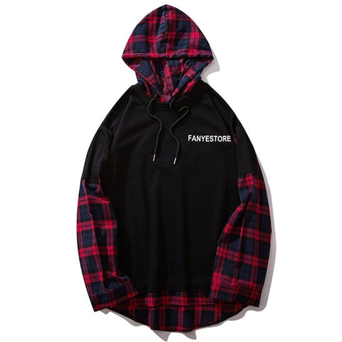 “Oversize Patchwork” Hoodie - Anagoc