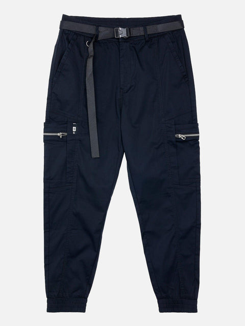 Multi Pockets Zip Up Cargo Pants - Anagoc