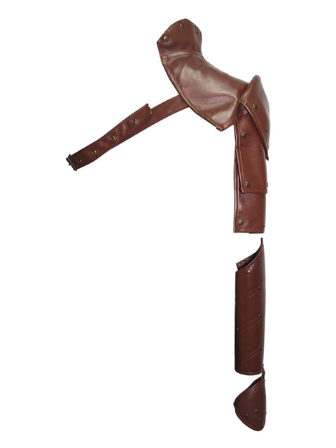 Gothic PU One Shoulder Sleeve - Anagoc