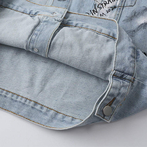 "STRA" Denim Jacket - Anagoc