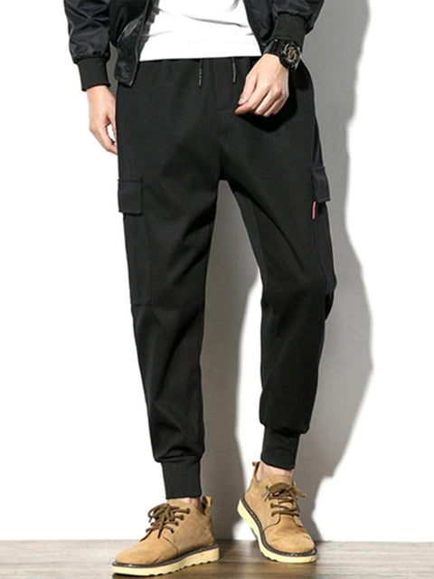 "Multi-pocket Beam Foot" Cargo Pants - Anagoc