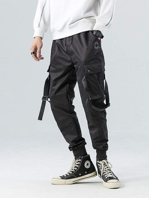 "Tie Cloth" Beam Feet Pants - Anagoc